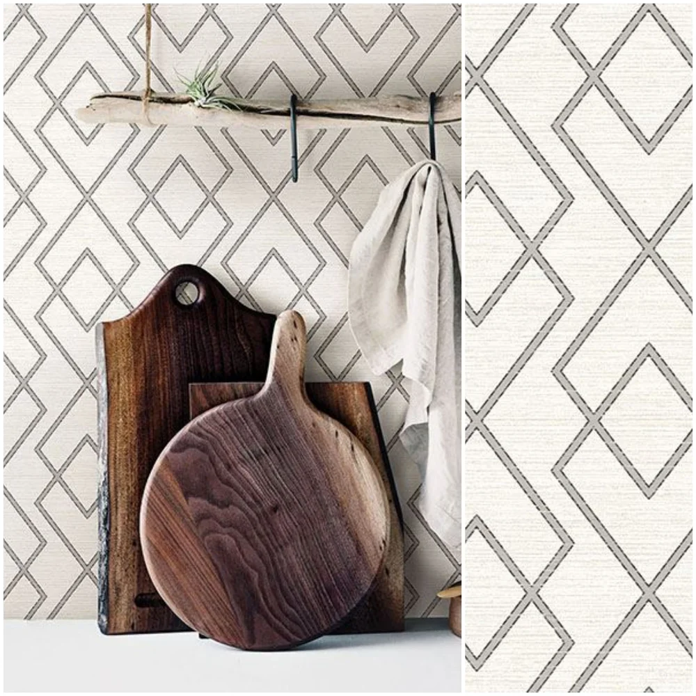 Wallpaper Blaze Trellis Farmhouse